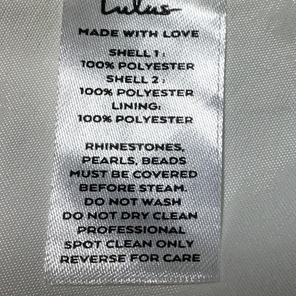 LULU'S SZ 8 Ivory Enchanting Eternity Pearl Lace-Up Backless Maxi… - Picture 10 of 11